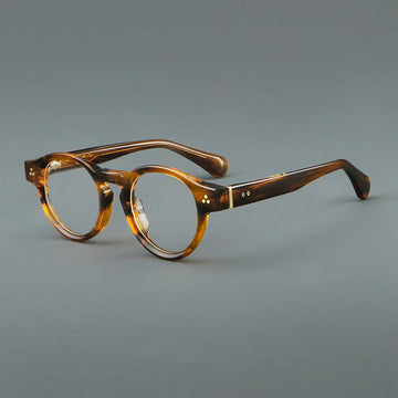 Javier Acetate Round Retro Glasses Frame